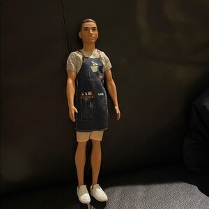 Barista Doll with Denim Apron Ken